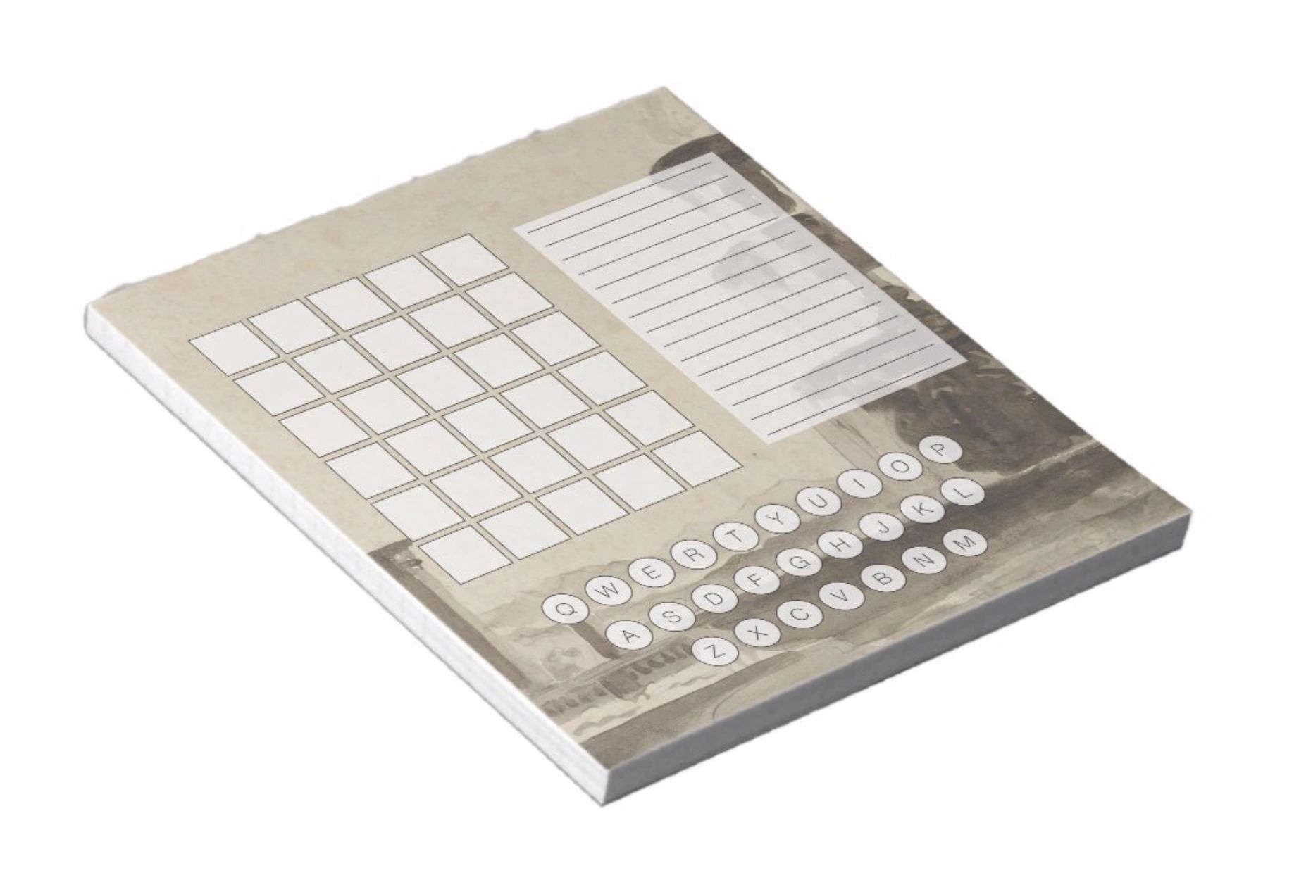 Wordle Scratch Pads Stationery Store, Custom Notepad Design